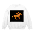 mumusの馬　colorful Crew Neck Sweatshirt