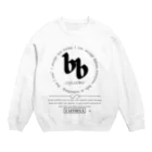 m4のアルファベット・B Crew Neck Sweatshirt