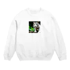 ショップルのホワイトタイガー グッズ プレミアムコレクション Crew Neck Sweatshirt