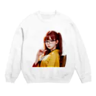 AIデザイングッズ販売　Akiba-treasure（アキバトレジャー）の大正ロマンス　日菜子さん Crew Neck Sweatshirt