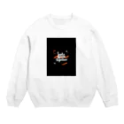 yusaki55maikingのアブストラクトタイポグラフィ Tシャツ Crew Neck Sweatshirt