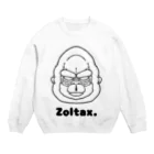 Zoltax.のゴリラ•ゴリラ•ゴリラ（黒） Crew Neck Sweatshirt