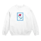 ぴゅるりんこよしだ。のGAKU NI HAITTA OHANA Crew Neck Sweatshirt