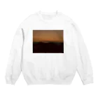 Mi-NtOの夕焼け Crew Neck Sweatshirt