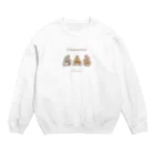 うさぎ雑貨のお店 Charoccinoのうさけちゅ♡ Crew Neck Sweatshirt