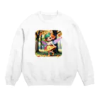 NexDreamの秋が来たね！ Crew Neck Sweatshirt