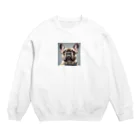 smile_happyのfrench bulldog Crew Neck Sweatshirt