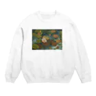 JjyunKaigaKoubouの2020年5月岡田美術館前 雨後の蓮の花 Crew Neck Sweatshirt