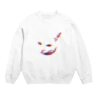 ねこぶくろさんのにじぶくろ Crew Neck Sweatshirt