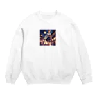 ワンダーワールド・ワンストップの幻想的な美脚女性 Crew Neck Sweatshirt