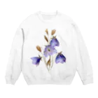 Atelier Petrichor Forestのキキョウ Chinese bellflower Crew Neck Sweatshirt