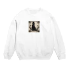 ことこと♂@トレーダーの黒猫　紳士 Crew Neck Sweatshirt