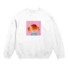 六百田商店°（ろっぴゃくだしょうてん）のパンボーイ（ビビッド） Crew Neck Sweatshirt