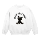 CRAVE MEAT SOUPの#Cyber Cat Crew Neck Sweatshirt