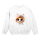 オフィスMiyazakiのにゃんともかわいい日常 Crew Neck Sweatshirt