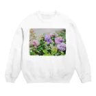 架守の紫陽花 Crew Neck Sweatshirt