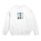 Suzurin’s Creationsの武将名言、伊達政宗、敵に塩を送る Crew Neck Sweatshirt