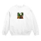 フラワーアーティスト*奈央のアレンジメント Crew Neck Sweatshirt