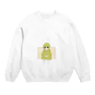 39meroの緑の子 Crew Neck Sweatshirt