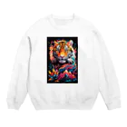 LEONのVivid-Tiger（ビビッド‐タイガー） Crew Neck Sweatshirt