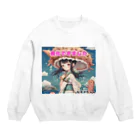 アジンガーのなま子ちゃん Crew Neck Sweatshirt