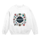 The Crafty CollectiveのThe Crafty Collective のロゴマーク Crew Neck Sweatshirt