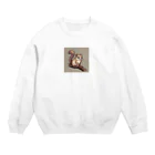 だいすけのカラフトフクロウ Crew Neck Sweatshirt