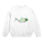 mumusの魚　water drop Crew Neck Sweatshirt