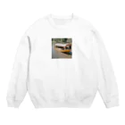 pick me n0wのアヒルボート Crew Neck Sweatshirt