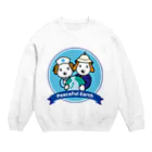 Link Creation online SHOPのPeaceful Earth Crew Neck Sweatshirt