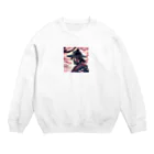 samurai-isの桜とサムライ Crew Neck Sweatshirt