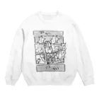 たくあん店のJK(邪眼高校生)、うみ。② Crew Neck Sweatshirt