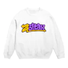 Zoltax.のZoltax. グラフィティ ロゴ 紅芋タルト Crew Neck Sweatshirt