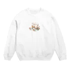 tsuncoの和風な茶器のミニマルデザイン Crew Neck Sweatshirt