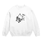 サオリショップのやだねこTシャツパーカートレーナー Crew Neck Sweatshirt