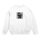 ニンニン忍者パンの愛くるしい忍者グッズ Crew Neck Sweatshirt