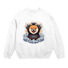 Pom-Dog'sのポメドラゴン Crew Neck Sweatshirt