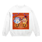 のーわんショップのトリックオアトリート！ Crew Neck Sweatshirt