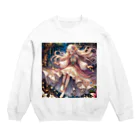 Sesilionの星の精霊の夜舞 Dance of the Star Spirit Crew Neck Sweatshirt