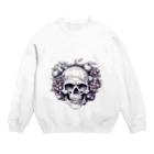 LCOMLのフルーツに囲まれたSKULL Crew Neck Sweatshirt