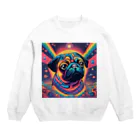 Anniversary TRIBEのあにとら【パグ】 Crew Neck Sweatshirt