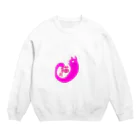 妖怪 水姫城-Yokai.Mizukijyo-ฅ^ơωơ^ฅ♡のヒ羅メキ👁 Crew Neck Sweatshirt