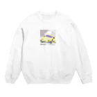 katapiiiの人気！水彩画風スポーツカー Crew Neck Sweatshirt