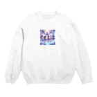 anazawaの白き翼、黒き翼。その手に抱くは愛しの君! Crew Neck Sweatshirt