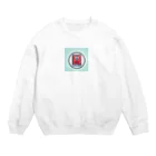 豊風本舗の手帳とヘルプマークのピクトグラム Crew Neck Sweatshirt