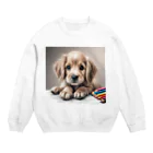 つぶらな瞳の子犬グッズ屋さんのつぶらな瞳の可愛い子犬② Crew Neck Sweatshirt