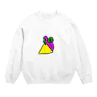 すごいおしゃれアイテムのつどいのピラミッドボーイ Crew Neck Sweatshirt