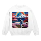 宇宙開発デザイン科の日本という星 Crew Neck Sweatshirt