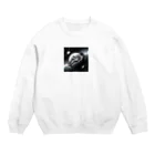 seiya_CosmicPioneerの宇宙の浮遊 Crew Neck Sweatshirt