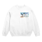 nanaozakaの三人娘のグッズ Crew Neck Sweatshirt